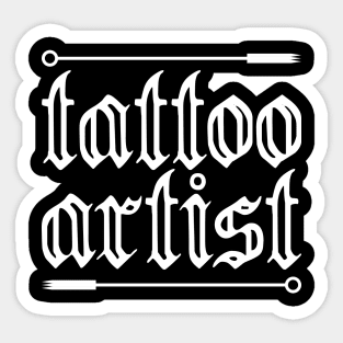 Tattoo Artist Tattoo Needles Sticker